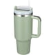 thumbnail image 1 of Vaso Térmico 1,4lts Con Asa, Termo Al Vacío De Acero Inoxidable Con Pajita, Para Mantener Agua, Té, Vino, Café Frío Y Caliente (verdes), 1 of 3