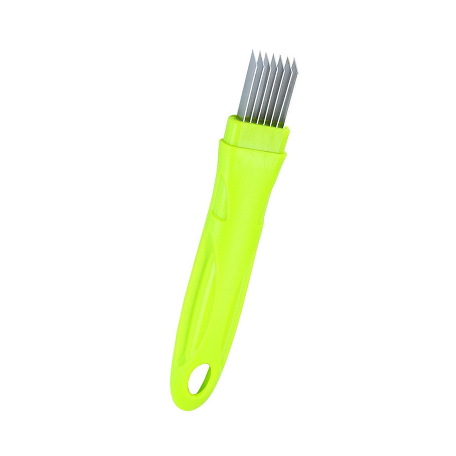 Bothyi - Herramienta Cortadora De Cebollino, Cuchillo Triturador Para Restaurante, Cocina, Corte De Cebolla