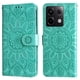 thumbnail image 1 of Funda tipo cartera FOXDOCK para Xiaomi Redmi Note 13 Pro 5G , diseño girasol en relieve, cuero PU, cierre magnético, soporte y tarjetero, 1 of 5