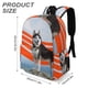 thumbnail image 3 of Husky Siberiano-theme Backpack, Campus style schoolbag Bookbag with Adjustable Shoulder Straps And Large Zip Compartment, Unisex Travel Bags.42x30x15cm, 3 of 6