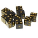 thumbnail image 1 of 10 Unids/set Dados De Plástico D6 Dados Punteados De 6 Lados Para D & D RPG Toy Yellow Pips, 1 of 3