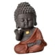 thumbnail image 4 of Pequeño Buda Tathagata Estatuilla De Cerámica Adorno Adorable Mascota De Té Para El Hogar Rojo, 4 of 5