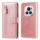 thumbnail image 4 of Funda con Cremallera para Honor Magic 6 Pro, Carcasa Cartera de Cuero PU con Soporte y Tarjetero, 4 of 6