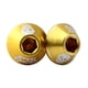 thumbnail image 1 of 4x aleación ligera de aleación de aluminio botella de agua jaula pernos m6 tornillos de oro, 1 of 5