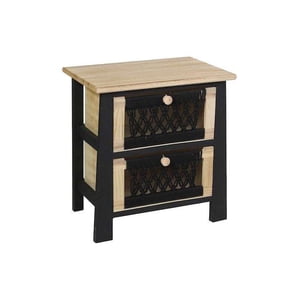 Oem - Velador Mesa De Noche Comoda Mueble Dormitorio Tejido 2