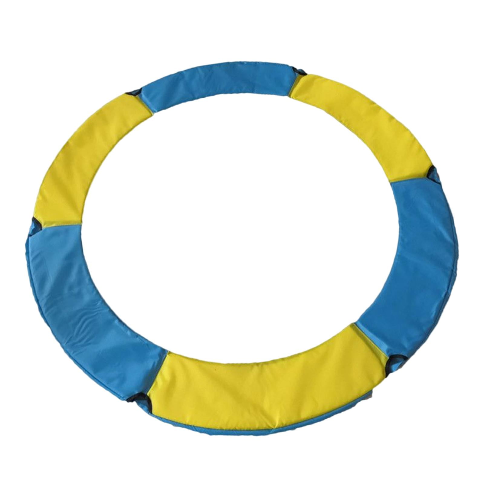 Ioensy - Cojín De Repuesto Para Cama Elástica, Acolchado De Seguridad, Cubierta De Resorte, Amarillo, Azul, 1,5 M