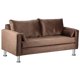thumbnail image 2 of Sofa Sky 3 Cuerpos Felpa 12 Chocolate, 2 of 5