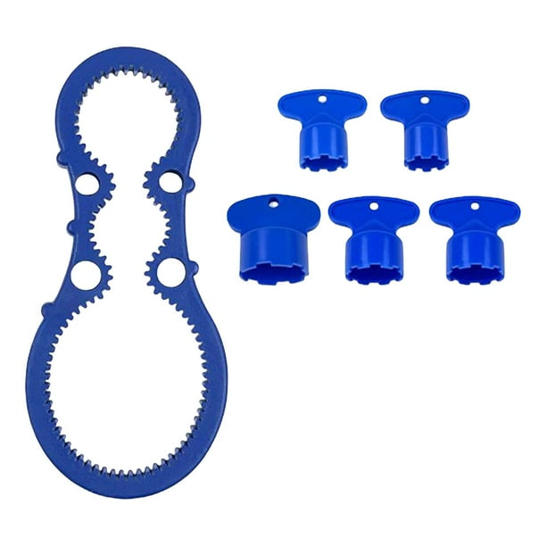 Herramienta De Llave De Extracción De Llave De Aireador De Grifo De Agua De Fregadero De Caché M16.5-24mm L