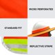 thumbnail image 5 of Visera de parasol WOLF de alta visibilidad, color naranja reflectante, 5 of 8
