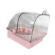 thumbnail image 4 of Baño Para Pájaros Con Comedero, Comedero Portátil, Casa Para Loros, Periquitos, Pinzones, Color Rosa, 4 of 5
