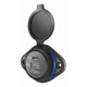 thumbnail image 1 of Cargador Carga Rápida 1 Usb 1 Type C 12-24v Sobrepuesto Luz Azul 1865, 1 of 3