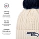 thumbnail image 4 of Gorro FOCO Seattle Seahawks NFL para mujer, tejido con pompón, blanco, 4 of 5