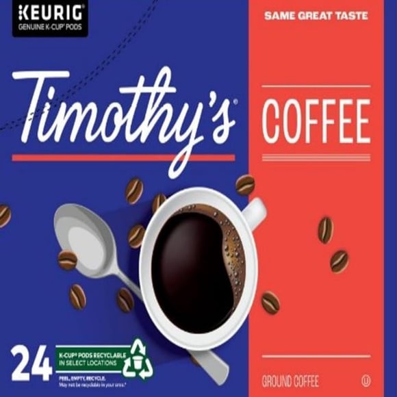 Tarta de chocolate alemana Timothy's World Coffee K-cup para cerveceras Keurig, 96 unidades