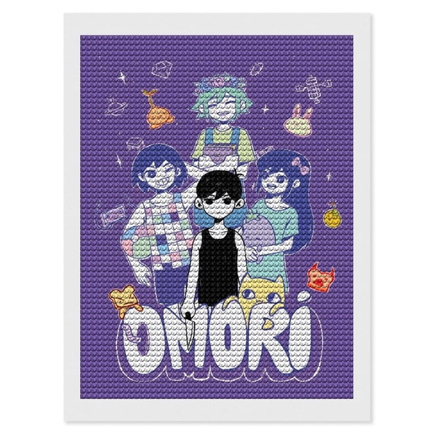 OMORI Kits de Pintura de Diamantes para Adultos 5D DIY Diamond Art Kits Full Drill Diamond Dots para Regalo Decoración de Pared y Relajación Artes de Gemas 30*40cm