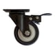 thumbnail image 1 of Rueda PU 50 mm 50 Kg Con Freno hbt Negra, 1 of 1