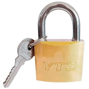Gen - Candado A Llave 25Mm Metal Maleta Casillero Equipaje Locker Multicolor