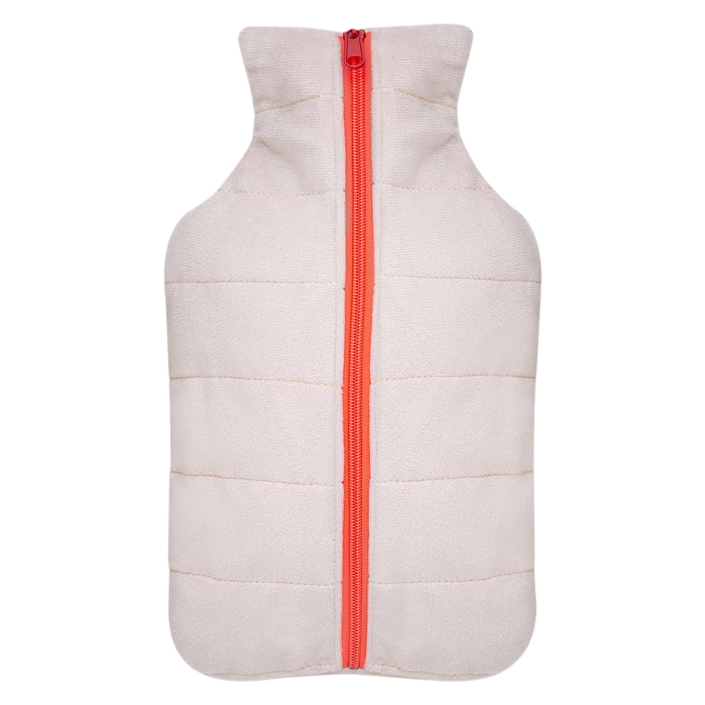 Guatero Thermicachile 2 Lt Parka Blanca Cierre Naranja