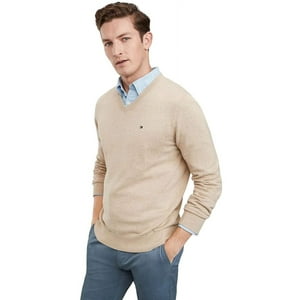 Jersey Tommy Hilfiger Colección 2024 Con Cuello En V Para Hombre Tanhtr