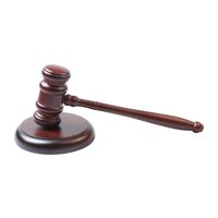 Bothyi - Accesorio De Disfraz De Juguete De Martillo De Madera De Utilería De Madera Para Tribunal De Subasta De Juez Con Bloque