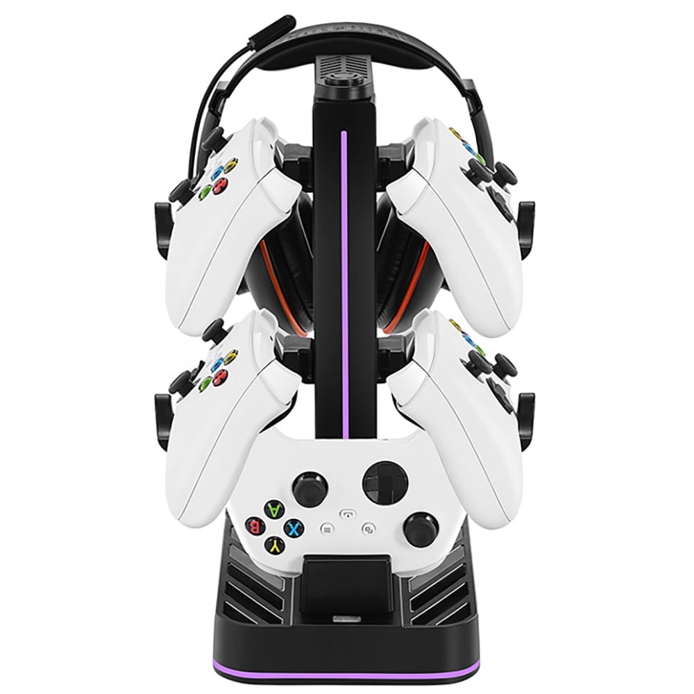Estación De Carga Y Soporte Auriculares Aaronmei Compatible Nintendo Switch 2 Ps5 Xbox Series