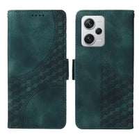 Carcasa Foxdock Xiaomi Redmi Note 12 Pro Plus De Cuero Pu, Diseño Acolchado Clásico, Protección Contra Caídas Y Rayones