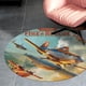 thumbnail image 4 of Alfombra Redonda Infantil Disney Aviones Rescate Aéreo 60cm, 4 of 6