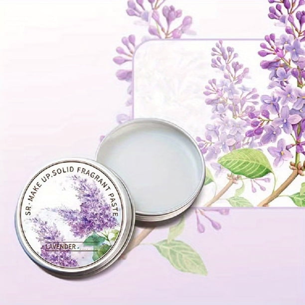 Portable Solid Balm For Women And Men, Refreshing Lasting Lavender Fragrance Deodorant, Pocket Size Solid Perfume For Dating, Daily Use