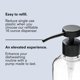 thumbnail image 5 of Dispensador de jabón para platos de vidrio para uso público, 500 ml, borosilicato, 5 of 6