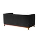 thumbnail image 5 of Sofa Roma 2c Tela Velvet Negro, 5 of 6