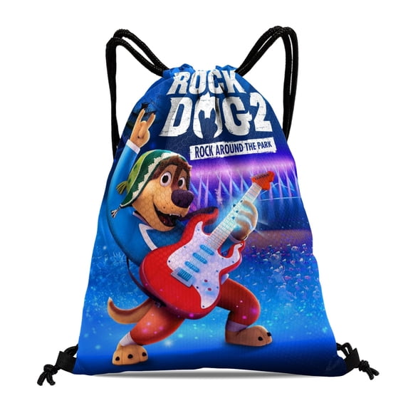 Rock Dog Mochila de Cuerdas para Deportes y Gimnasio, Bolsa de Cuerdas Resistente al Agua, Bolsa Cinch, 30×40cm