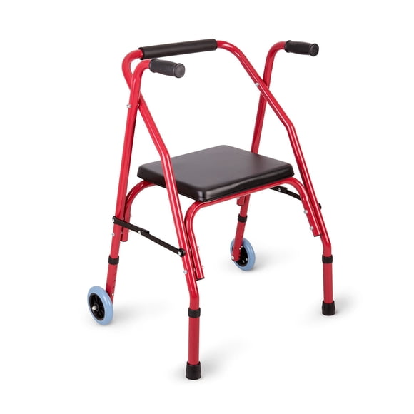 Andador Burrito Plegable Asiento Y 2 Ruedas - Blunding