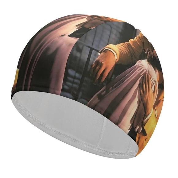 West Side Story Gorro de Natación de Licra, Gorro de Baño de Tela Cómoda, Gorro Elástico Antideslizante para Hombres, Mujeres y Niños