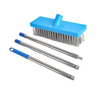 Ioensy - Cepillo De Alambre De Acero Inoxidable Para Jardín, Superficie Rugosa, Manchas Difíciles En Hormigón, Cepillo, Varilla De 30Cm, 120Cm