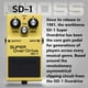 thumbnail image 3 of Pedal Super OverDrive BOSS SD-1 con fuente de alimentación y cables, 3 of 9