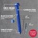 thumbnail image 2 of Tornillos para concreto SURGE BUILDING PRODUCTS 7 cm paquete de 500 unidades, 2 of 7