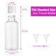thumbnail image 2 of Botellas vacías de plástico Dabacc de 60 ml con tapa abatible Travel, 30 unidades, 2 of 7