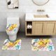 thumbnail image 2 of Juego de Alfombras de Baño Desmarcar Eevee Evoluciones Estéticas 3 Piezas, 2 of 6