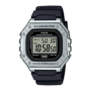 Reloj Hombre Casio W-218Hm-7Avdf Plateado 44,4×43,2×11Mm