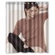 thumbnail image 1 of Cortina de ducha clásica con diseño floral de la actriz Kristen Stewart, con ganchos, tamaño 60 x 72 pulgadas, 1 of 3