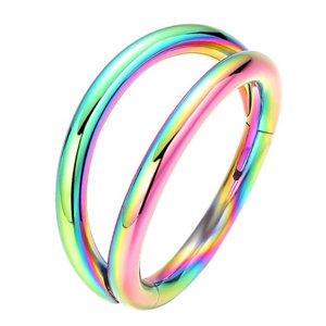 Ioensy - Anillo De Nariz Regalos Anillos De Tabique De Aro De Moda Para Festivales Día De San Valentín Mujeres