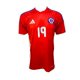 thumbnail image 1 of Camiseta Chile 2024 2025 Local N19 Bolados Utilería Adidas, 1 of 3