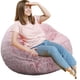 thumbnail image 1 of Sillón Puff Kisoy Redondo de Espuma Viscoelástica Rosa 91 cm, 1 of 7