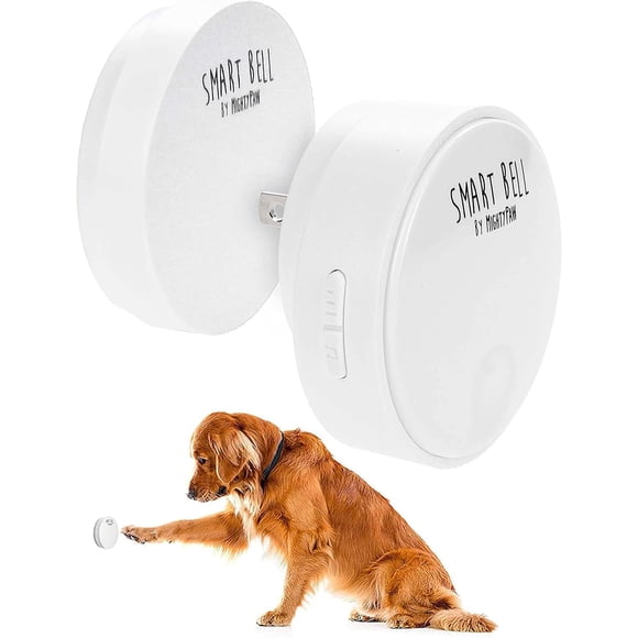 Timbre inalámbrico para puerta para perros Mighty Paw Smart Dog Bell 2.0