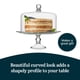 thumbnail image 5 of Base para pastel de vidrio Libbey Selene con tapa domo, diseño elegante, 5 of 9