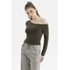 thumbnail image 2 of Polera Mujer Asimétrico Verde, 2 of 4