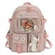 thumbnail image 1 of Schoolbag Large Capacity High School Female Backpack Daily Leisure Bags Shoulder Adjustable Backpack, 1 of 3