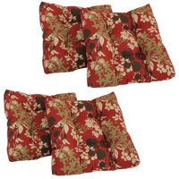 Cojín Para Silla Blazing Needles Montfleuri Sangria, 19 X 19 X 5 Cm, 2 Unidades