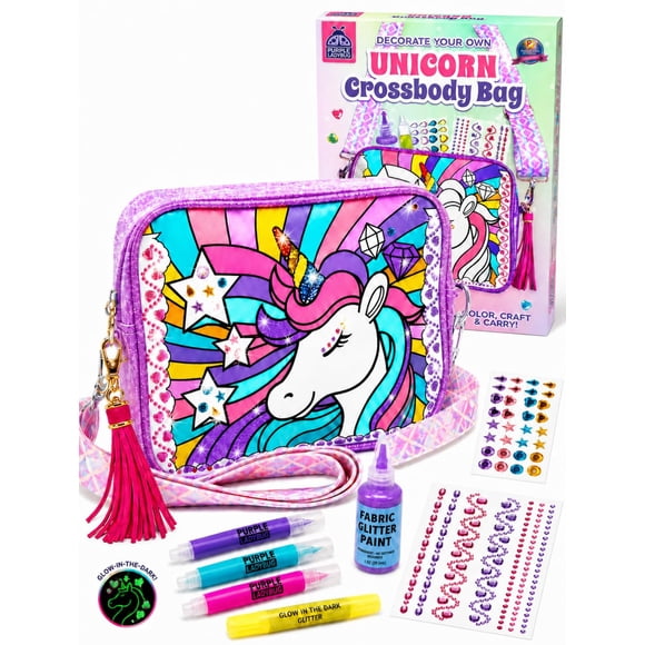 Kit de Manualidades Bolsa Bandolera Unicornio PURPLE LADYBUG
