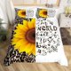 thumbnail image 1 of Christm-as Trees D-u-t Co-ve-r Queen Size Sa-nta Claus- and Snowman Comfort-er Cover with 2 Pillow-case for Te-ens Adults Kids S-tarry Sky Be-dding Set Snow Sc-ene Brea-thable 3 Pieces D-ecorative, 1 of 5