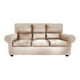 thumbnail image 1 of Sofa Ámbar 3 Cuerpos 2 Pouf Beige, 1 of 1
